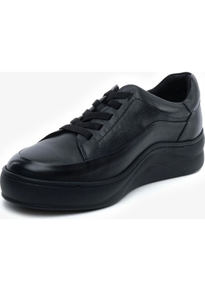 Kadın Siyah Hakiki Deri Sneaker Ayakkabı 5Y2FA59052 modelleri