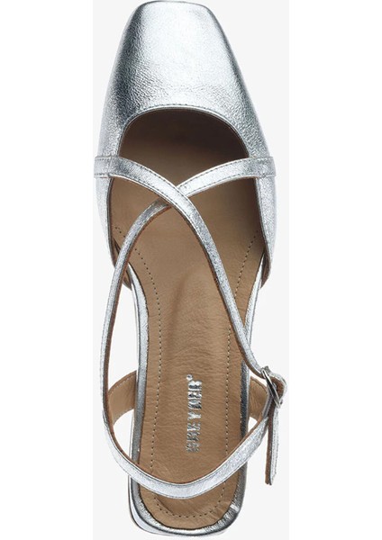 Kadın Gümüş Hakiki Deri Babet 5Y2TA59270 fırsatları