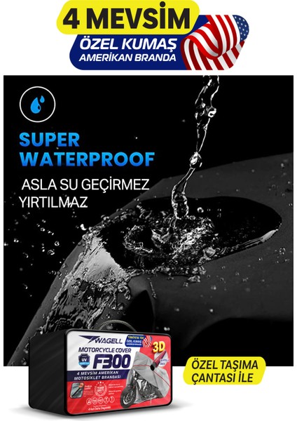 Kuba KB150-25 Amerikan Fitilli Motosiklet Brandası Çadır Örtü - Miflonlu fırsatları