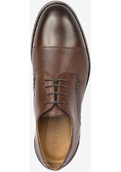 Erkek Kahverengi Hakiki Deri Klasik Ayakkabı 4Y1KA64508 fırsatları