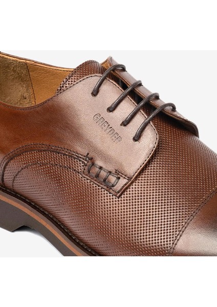 Erkek Kahverengi Hakiki Deri Klasik Ayakkabı 4Y1KA64508 indirimleri