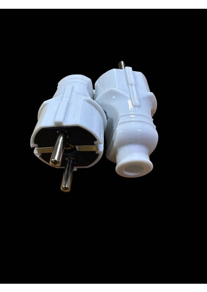 2 Adet Topraklı Fiş Başlığı