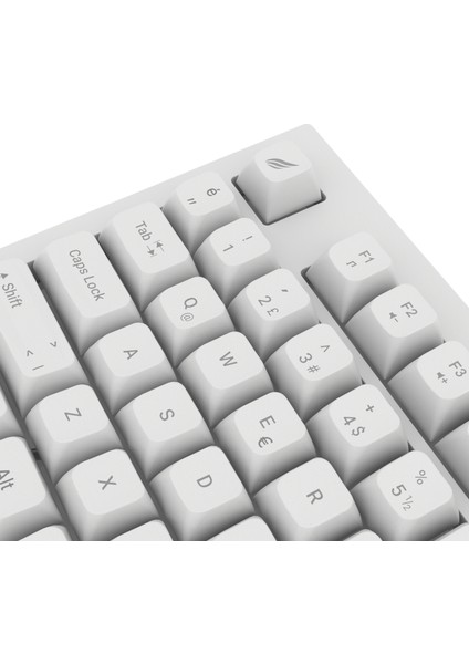 HK210 Membrane Rainbow Type C Kablolu Beyaz Full Türkçe Gaming Klavye