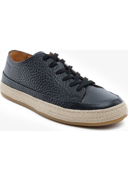Erkek Siyah Hakiki Deri Sneaker Ayakkabı 5Y1SA18483 fiyatları