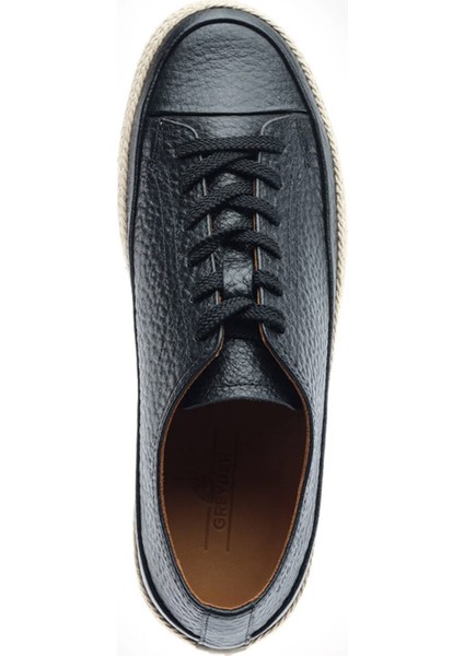Erkek Siyah Hakiki Deri Sneaker Ayakkabı 5Y1SA18483 fırsatları
