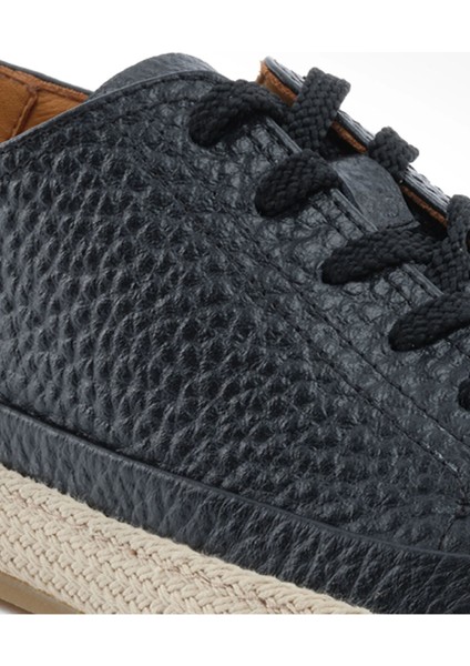 Erkek Siyah Hakiki Deri Sneaker Ayakkabı 5Y1SA18483 indirimleri