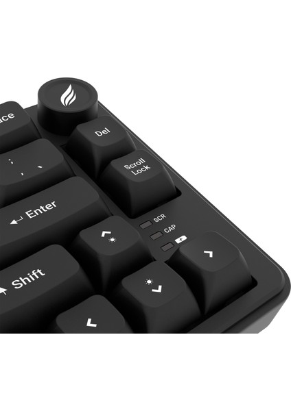 HK251 Membrane Rgb Kablosuz/bluetooth Siyah %65 Türkçe Gaming Klavye