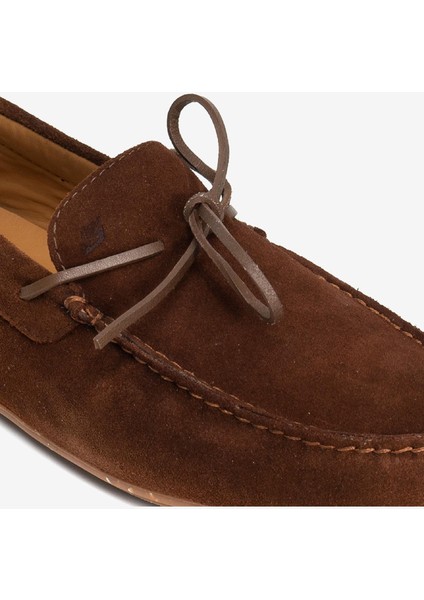 Erkek Kahverengi Hakiki Deri Loafer Ayakkabı 3Y1CA15980 fırsatları