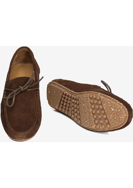 Erkek Kahverengi Hakiki Deri Loafer Ayakkabı 3Y1CA15980 indirimleri