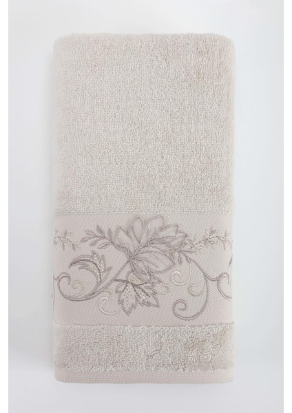 Rana 50*90 Tekli Penye Yüz Havlusu - Bej