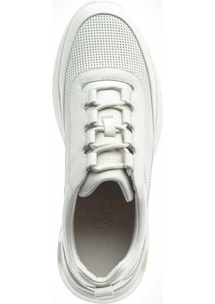 Erkek Kirli Beyaz Hakiki Deri Spor Ayakkabı 5Y1SA18411 fırsatları