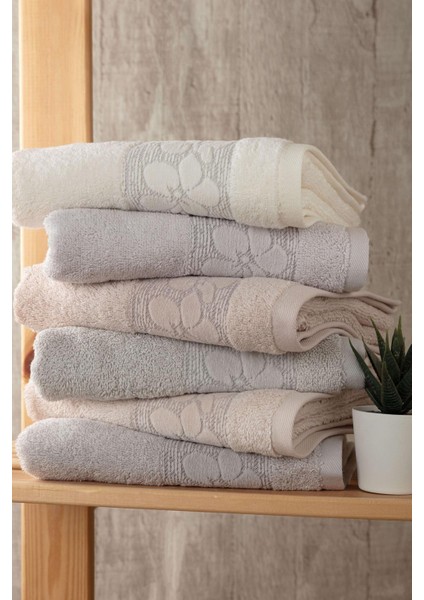 Maria %100 Pamuk 50*90 6'lı Yüz Havlusu - Asorti fiyatları