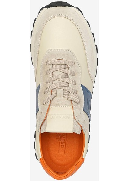 Erkek Açık Vizon İndigo Hakiki Deri Spor Ayakkabı 4Y1SA17260 fırsatları