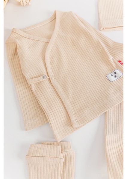 Fırfırlı 4 Parça Kız Bebek Hastane Çıkışı Bebek Takımı fiyatları