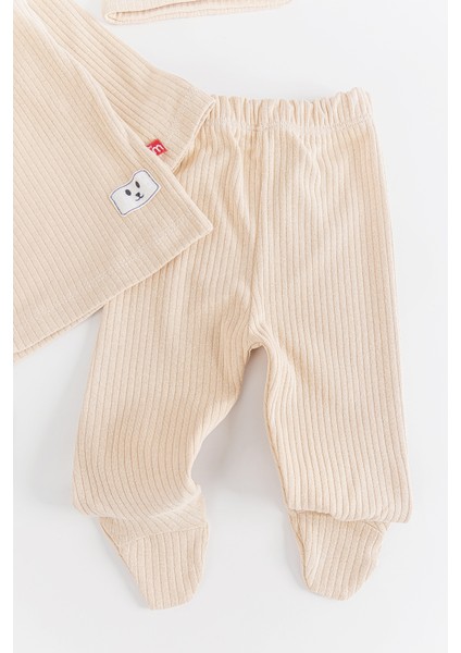 Fırfırlı 4 Parça Kız Bebek Hastane Çıkışı Bebek Takımı modelleri