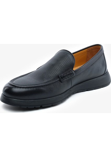 Erkek Siyah Hakiki Deri Comfort Ayakkabı 5Y1FA64671 modelleri