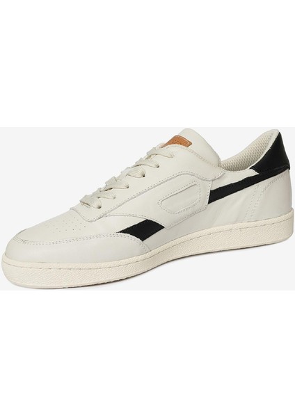 Erkek Kirli Beyaz Siyah Hakiki Deri Spor Ayakkabı 4Y1SA17650 modelleri