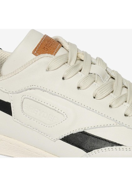 Erkek Kirli Beyaz Siyah Hakiki Deri Spor Ayakkabı 4Y1SA17650 indirimleri