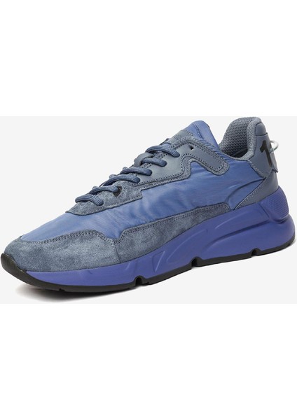 Erkek İndigo Hakiki Deri Spor Ayakkabı 4Y1SA17280 modelleri