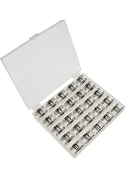 Ev Tipi Aile Dikiş Makinesi Metal Masura 1 Kutuda 25 Adet Metal Masura