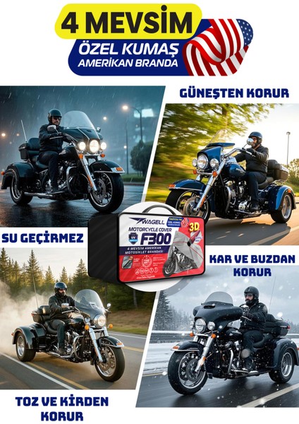 Yamaha Sr 500 Amerikan Fitilli Motosiklet Brandası Çadır Örtü - Miflonlu modelleri