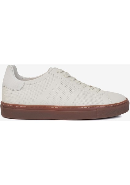 Erkek Beyaz Hakiki Deri Sneaker Ayakkabı 3Y1SA62618 fiyatları