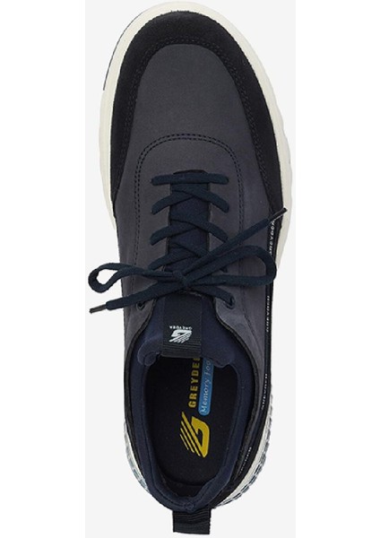 Erkek Açık Lacivert Hakiki Deri Sneaker Ayakkabı 4Y1UA17611 fırsatları