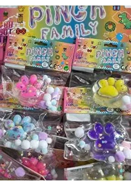 Kedi Patisi Squishy Stres Oyuncağı 5+ Yaş Kız Çocuklar İçin Yumuşak Jel