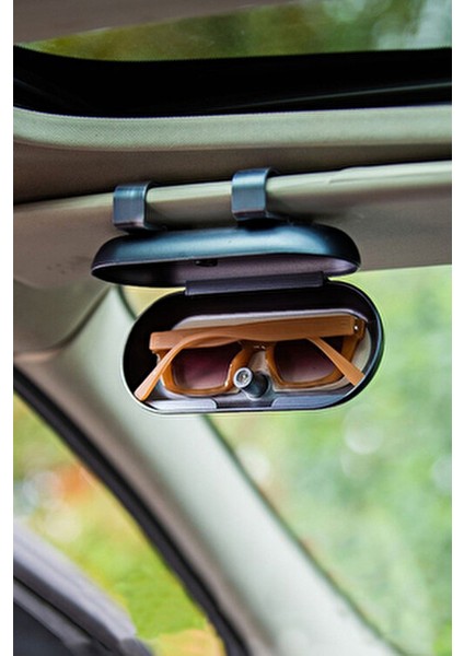 Araba Gözlük Tutacağı Tutucu Araç Içi Torpido Aksesuar Gözlük Kabı Klips