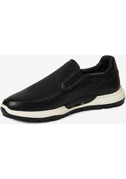 Erkek Siyah Hakiki Deri Sneaker Ayakkabı 4Y1UA17361 modelleri
