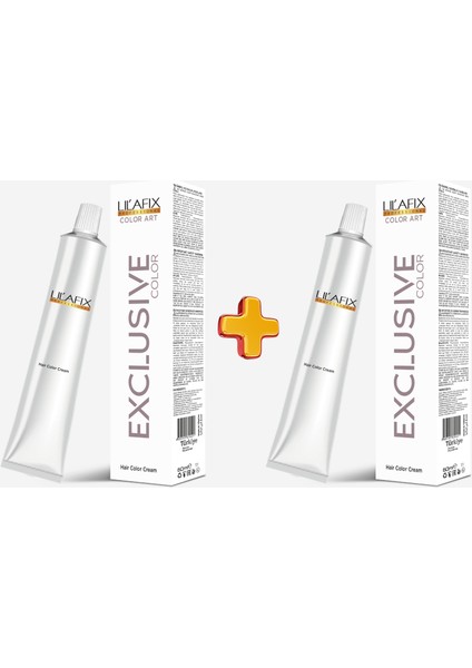 2'li Exclusive Colour Tüp Boya 60 ml 8P Açık Kumral İnci