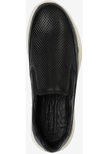 Erkek Siyah Hakiki Deri Sneaker Ayakkabı 4Y1UA17361 fırsatları