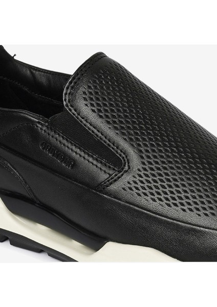 Erkek Siyah Hakiki Deri Sneaker Ayakkabı 4Y1UA17361 indirimleri