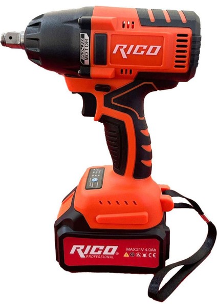 028-RE0007 21V Kömürsüz Şarjlı Somun Sıkma Makinesi 650 Nm Lastik Teker Bijon Sökme Tabanca