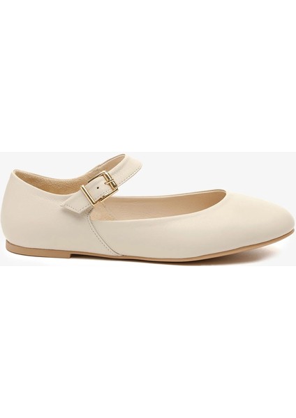 Kadın Bej Hakiki Deri Babet 5Y2UA59222 fiyatları