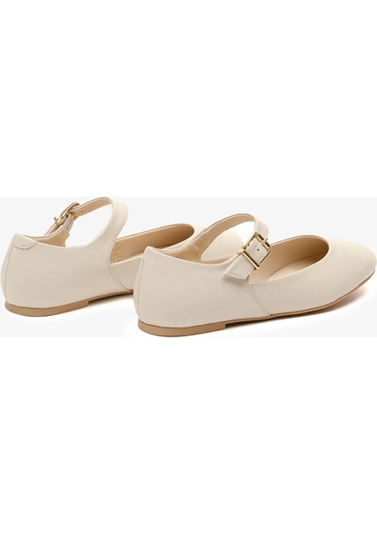 Kadın Bej Hakiki Deri Babet 5Y2UA59222 fırsatları