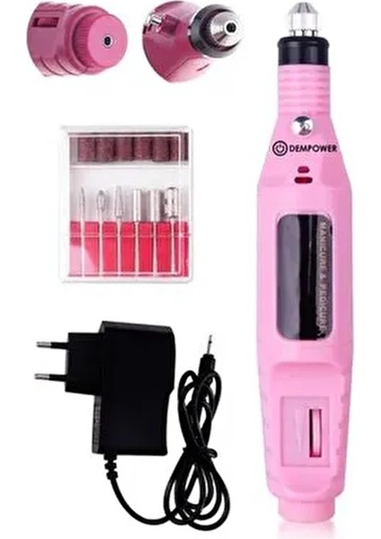 Elektrikli Tırnak Törpü Seti Manikür Pedikür Protez Tırnak Ayak Nasır ve Mantar Temizleme Makinesi