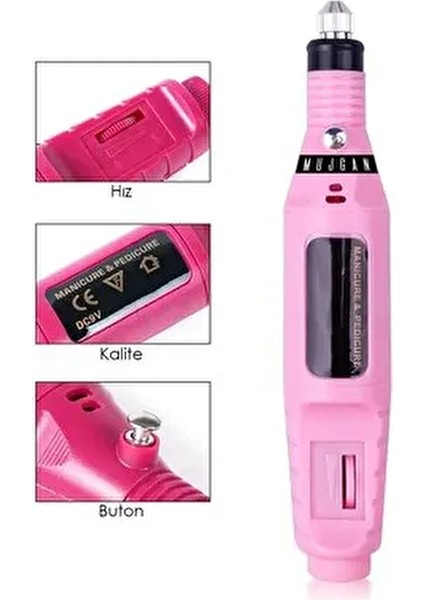 Elektrikli Tırnak Törpü Seti Manikür Pedikür Protez Tırnak Ayak Nasır ve Mantar Temizleme Makinesi fırsatları