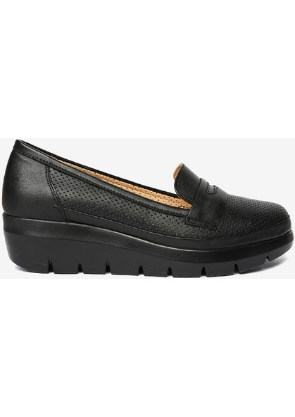Kadın Siyah Hakiki Deri Casual Ayakkkabı 4Y2FA59016 fiyatları