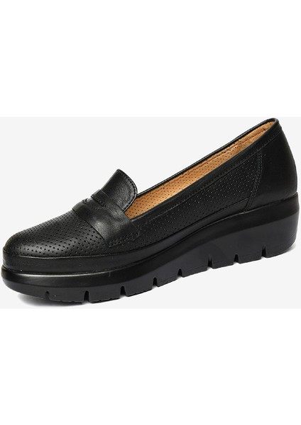 Kadın Siyah Hakiki Deri Casual Ayakkkabı 4Y2FA59016 modelleri