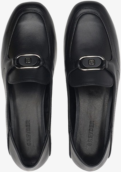 Kadın Siyah Hakiki Deri Loafer Ayakkabı 5Y2UA59220 indirimleri