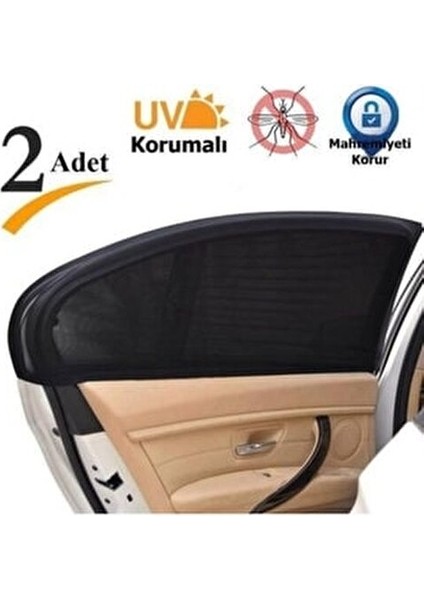 Araba Araç 2 Adet Yan Cam Perdesi Güneşlik Gölgelik Güneş Koruyucu Arka Koltuk Perde Emzirme Örtüsü indirimleri