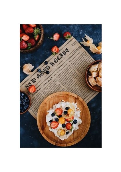 yağlı kağıt - sunum kağıdı- gazete desen sunum kağıdı- 32 adet