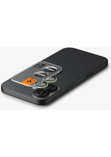 iPhone 17 / 16 Plus / 16 ile Uyumlu Kamera Lens Camı Koruyucu Kolay Kurulum Glas.tR EZ Fit Optik Pro (2 Adet) Green - AGL10128 modelleri