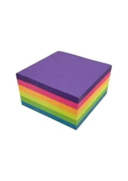 Yapışkanlı Not Kağıdı Küp 76 x 76 mm 400 Yaprak Renkli Seçeneklerle