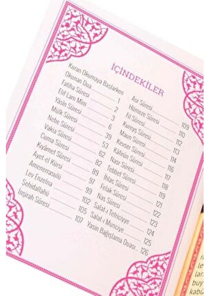 Kadife Yasin-I Şerif Türkçe'li 10'lu Set Umre ve Mevlüt Hediyesi Isimli modelleri