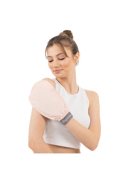 Pudra Lastikli Banyo Duş Kesesi Peeling Eldiveni %100 Floş Ipek Hassas Ciltler Için fiyatları