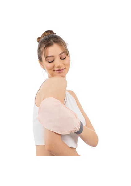 Pudra Lastikli Banyo Duş Kesesi Peeling Eldiveni %100 Floş Ipek Hassas Ciltler Için modelleri