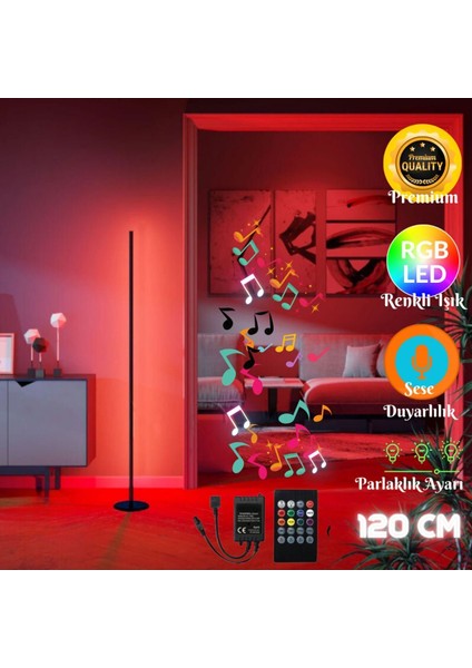 RGB LED Kumanda – Sese ve Müziğe Duyarlı, 8 Sabit ve 4 Dinamik Renk, 4 Ses Modu, Ayarlanabilir Parlaklık ve Hız, 12V Siyah modelleri