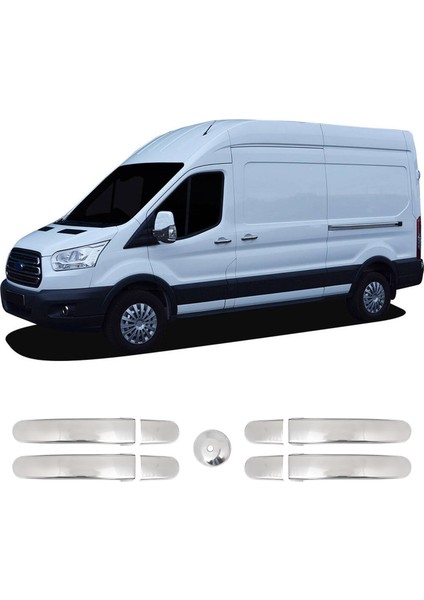 Ford Transit Uyumlu 2014-2023 Krom Kapı Kolu 4 Kapı Paslanmaz Çelik fiyatları